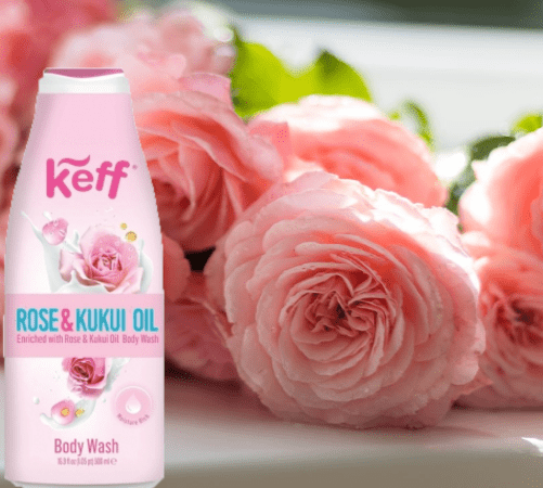 Gel de dus Keff Rose & Kukui Oil 500ml